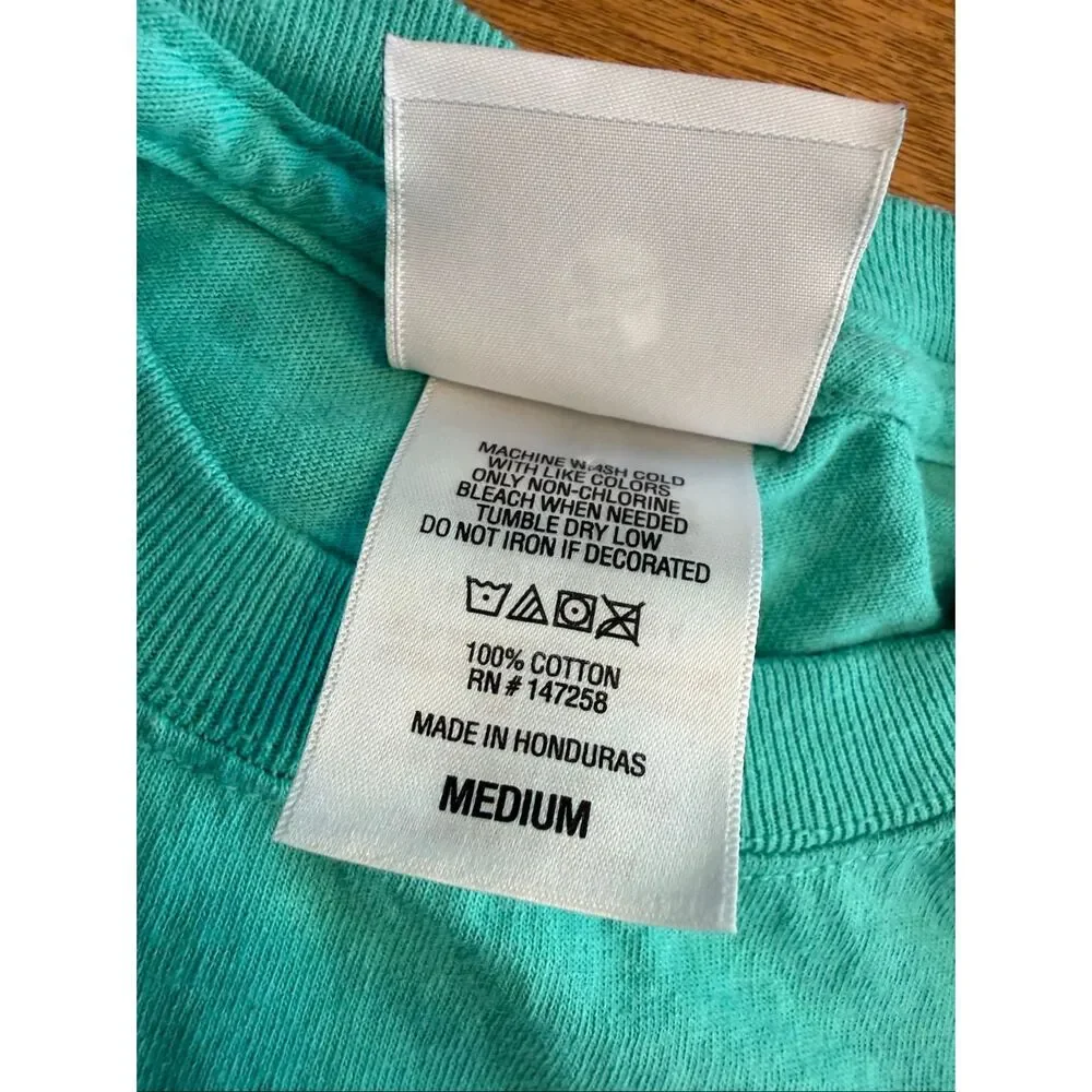 Simply Southern Women's Relaxed Fit Long Sleeve Graphic Tee Seafoam Green Medium